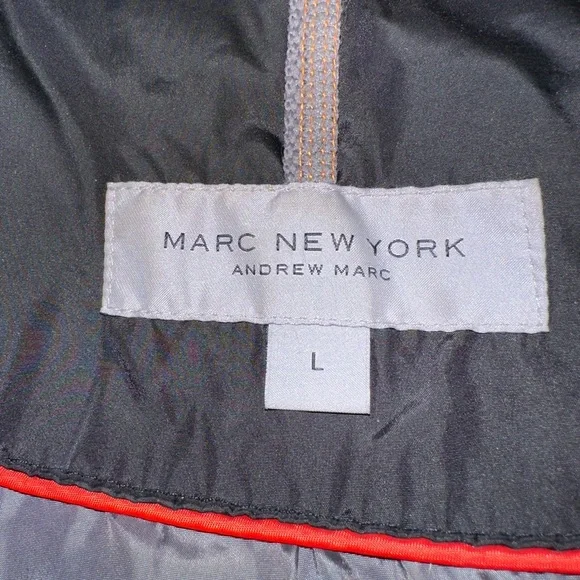 Black Andrew Marc women’s down jacket, size Large - Picture 4 of 7